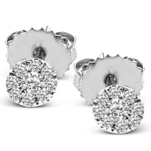 Zeghani NGE100 Earring in 14k Gold with Diamonds