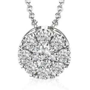Zeghani NGP102 Pendant in 14k Gold with Diamonds
