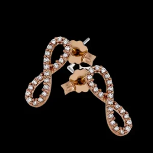 Zeghani ZE601 Earring in 14k Gold with Diamonds