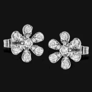 Zeghani ZE618 Earring in 14k Gold with Diamonds