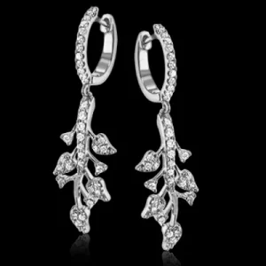 Zeghani ZE677 Earring in 14k Gold with Diamonds