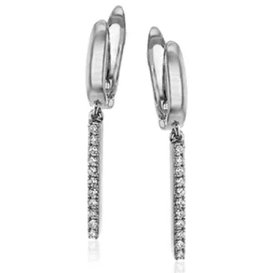 Zeghani ZE712 Earring in 14k Gold with Diamonds