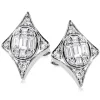 Zeghani ZE721 Earring in 14k Gold with Diamonds