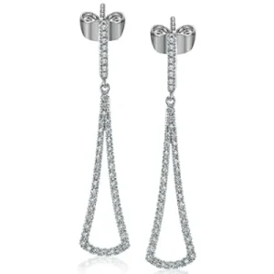 Zeghani ZE719 Earring in 14k Gold with Diamonds