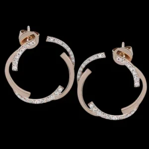 Zeghani ZE992 Earring in 14k Gold with Diamonds