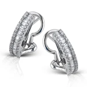 Zeghani ZE351 Earring in 14k Gold with Diamonds