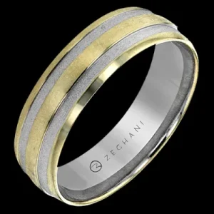 Zeghani ZM135 Men Ring in 14k Gold
