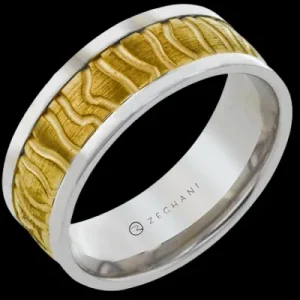 Zeghani ZM107 Men Ring in 14k Gold