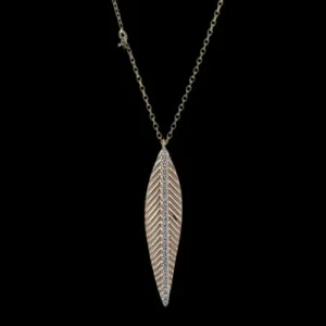 Zeghani ZP1263 Pendant in 14k Gold with Diamonds