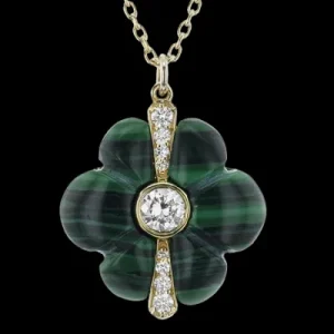 Zeghani ZP1330 Pendant in 14k Gold with Diamonds