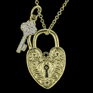 Zeghani ZP1223 Pendant in 14k Gold with Diamonds