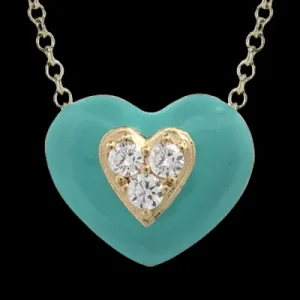 Zeghani ZP1336 Pendant in 14k Gold with Diamonds