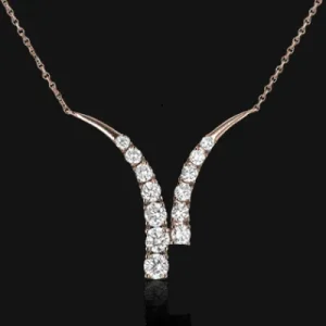 Zeghani ZP1000 Pendant in 14k Gold with Diamonds