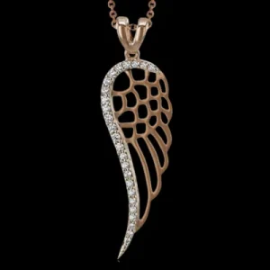 Zeghani ZP1015 Pendant in 14k Gold with Diamonds