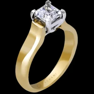 Zeghani ZR413 Engagement Ring in 14k Gold