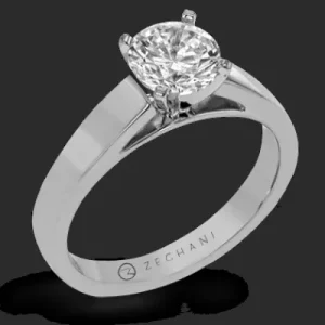 Zeghani ZR411 Engagement Ring in 14k Gold