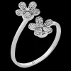 Zeghani ZR2567 Right Hand Ring in 14k Gold with Diamonds