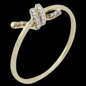Zeghani ZR2571 Right Hand Ring in 14k Gold with Diamonds