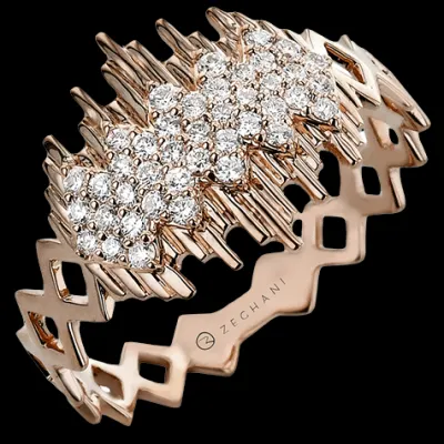 zr_right_hand_ring_in_k_gold_with_diamonds_1-2.webp Zeghani ZR2479 Right Hand Ring in 14k Gold with Diamonds