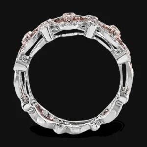 Zeghani ZR601 Right Hand Ring in 14k Gold with Diamonds