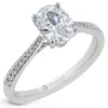 Zeghani ZR31PVER Wedding Set in 14k Gold with Diamonds